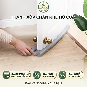COMBO 2 Thanh xốp chắn khe cửa đa năng thông minh