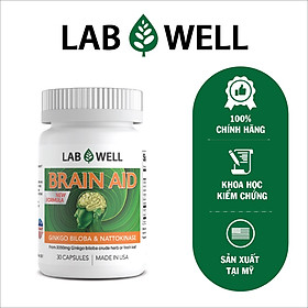 Hình ảnh Viên bổ não tăng cường trí nhớ, brain aid, giúp hoạt huyết, hỗ trợ giảm huyết ứ, tăng cường tuần hoàn não - Lab Well