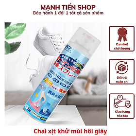 Chai Xịt Khử Mùi Hôi Giày và Tất, Công Nghệ Nano Bạc 260ML Khử mùi diệt vi khuẩn Chống Hôi Chân hiệu quả Kèm khăn lau TiMa.lala - 260ml