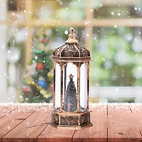 Mini Christmas LED Light up Lantern Ornament for Holiday Navidad Decoration