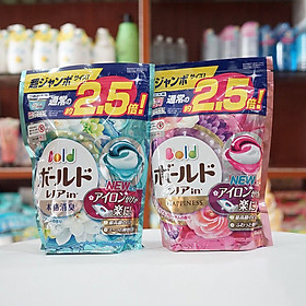 Viên giặt xả Bold GelBall 4D P&G hương hoa ngọt ngào túi refill 70 viên