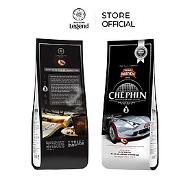 Combo 2 bịch cà phê rang xay chế phin 3 - trung nguyên legend - 500gr - abrabica sẻ