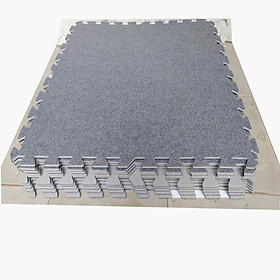 Mua Combo 10 tấm xốp mặt thảm nỉ Kt: 60cm x 60cm x 0 65cm/tấm màu xám sáng