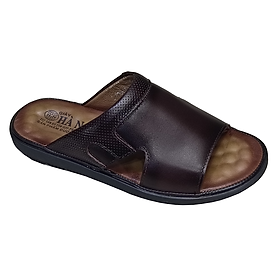 Dép Nam Quai Ngang HÀ NAM Da Bò Thật Cao Cấp DNA2184