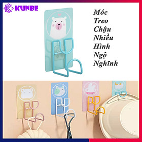 Mua Móc Treo Thau Chậu Dán Tường Đa Năng KUNBE Hình Động Vật Dễ Thương