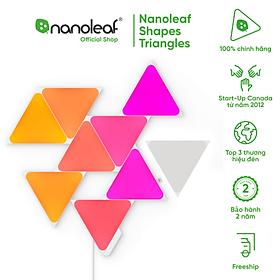 Mua Đèn LED RGB lắp ghép thông minh Nanoleaf Shapes Tam Giác - Triangle 9 ô đèn (Bộ khởi động)