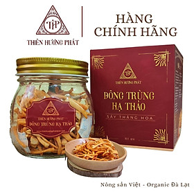 Đông Trùng Hạ Thảo Sấy Thăng Hoa Cao Cấp (hũ 12 gram) - Thiên Hương Phát Đà Lạt