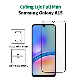 Mua Kính cường lực Samsung Galaxy A15 Full màn Glass 9H