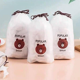 Mua Combo 80 Màng Bọc Thực Phẩm Gấu Có Chun Co Giãn