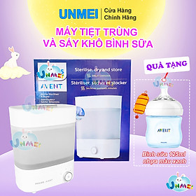 Máy tiệt trùng bình sữa và sấy khô Philips Avent Starlight plus 293.00