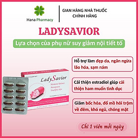 [Nhập khẩu châu Âu] Viên uống tăng cường nội tiết tố nữ LadySavior giảm bốc hỏa, nám sạm da, khô da, tăng cường sinh lý.