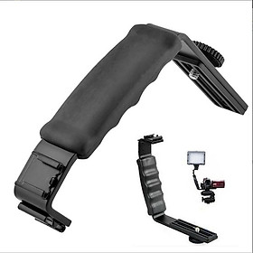 
Giá đỡ Gimbal mở rộng hình chữ L cầm tay với 2 đế gắn Thay thế phụ kiện cho DJI OSMO Mobile