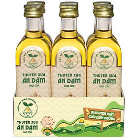 Dầu mè ăn dặm Thuyền Xưa 65ml lốc 6 chai