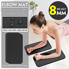 Miếng lót,Đệm Lót Khủy Tay dày 8mm - Gối Tập Yoga, Đệm PAD Cao Su Hỗ Trợ Giảm Đau Đầu Gối và Các Tư Thế YOGA