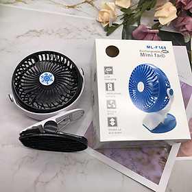 Mua Quạt sạc kẹp bàn siêu mát  tiện lợi ML-F168 màu vàng  tiện lợi dễ dàng sử dụng  có pin sạc đi kèm