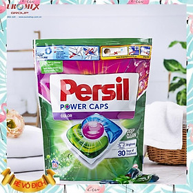 Chất Lượng Cao Viên Giặt Xả Persil Power Caps 56 Viên Color Doypack Sạch