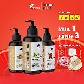 Nước rửa chén hữu cơ Bồ hòn Ecocare - 100% thực vật, không hóa chất, tinh dầu khử mùi, chăm sóc da tay, tiết kiệm nước 30% - Chai 500ml - Quế