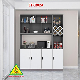 Mua Tủ rượu kiêm tủ để đồ nhà bếp phong cách hiện đại TKR02A - Nội thất lắp ráp Viendong Adv