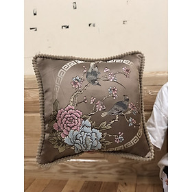 Mua Gối Tựa Lưng Sofa - Thêu Cành Đào
