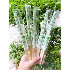 Mua 100 Đôi Đũa Tách Gỗ Kiêu Nhật Có Bao Giấy Kèm Tăm An Toàn Vệ Sinh Tiện Lợi - Egreen Dung 1 Lần