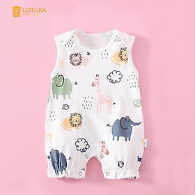 Body Sát Nách cho bé chất Cotton Mềm Mịn mẫu quần áo sơ sinh Bé Trai Bé Gái siêu dễ thương 0 đến 12 tháng
