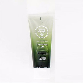 Gel Rửa Mặt Tràm Trà Cho Da Dầu Mụn và Nhạy Cảm Grinif Tea Tree Cleansing Gel 100ml
