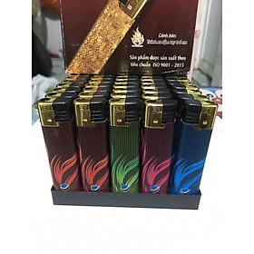 Mua Hộp Quẹt  Bật lửa Khè Lá Lúa chống gió Hoa Việt Q6 (hộp 50 cái)