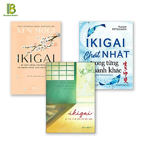 Hình ảnh Combo Sách: Ikigai - Bí Mật Sống Trường Thọ Và Hạnh Phúc Của Người Nhật + Ikigai - Chất Nhật Trong Từng Khoảnh khắc + Ikigai – Đi Tìm Lý Do Thức Dậy Mỗi Sáng