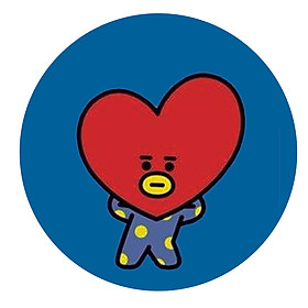 Miếng dán điện thoại BTS TATA thiết kế độc đáo nhỏ gọn tiện lợi