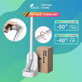 Chổi Cọ Bồn Cầu Toilet, Nhà Vệ Sinh Silicon Cao Cấp ECODEALS - Thiết kế độc đáo, tiện dụng, làm sạch mọi ngõ ngách