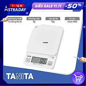 Cân điện tử nhà bếp TANITA KD187 (1kg) (Chính hãng Nhật Bản), Cân nhà bếp 1kg, Cân thức ăn 1kg, Cân thực phẩm 1kg, Cân Nhật, Cân trọng lượng, Cân chính hãng, Cân thực phẩm, Cân thức ăn, Cân tiểu ly điện tử, Cân chính xác, Cân làm bánh