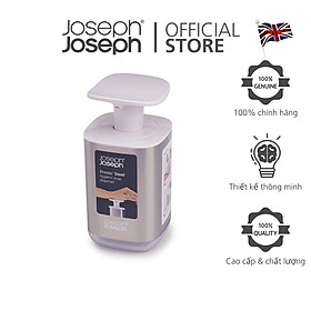 Bình đựng nước rửa tay cao cấp Joseph Joseph 001969 - Presto Steel Hygienic Soap Dispenser