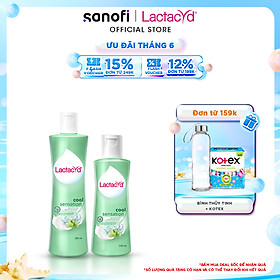 Bộ DDVS Phụ Nữ Lactacyd Cool Sensation 250ml  +  Lactacyd Cool Sensation 150ml