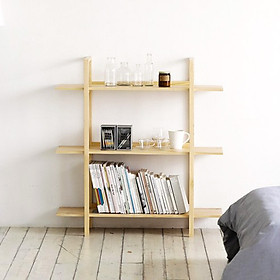 Mua KỆ SÁCH HÀN QUỐC 3 TẦNG - BILON BOOK SHELF NẢTURAL