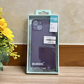 Ốp lưng Memumi dành cho iPhone 14 siêu mỏng màu tím - hàng chính hãng