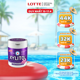 Kẹo Gum không đường Lotte Xylitol - Hương Blueberry Mint 130,5 g