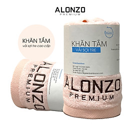 [QUÀ TẶNG] Khăn tắm chất liệu vải sợi tre 100% thiên nhiên Alonzo Premium 