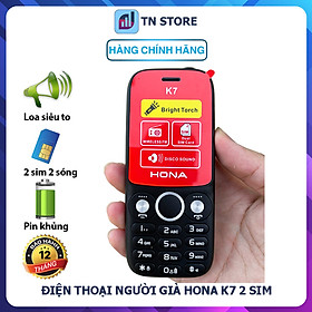 Mua Điện thoại người già HONA K7 - nhỏ gọn  loa to  đèn pin siêu sáng - Mới full box