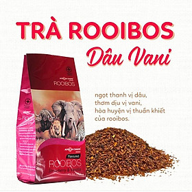 Trà thảo mộc Rooibos Nam Phi 100gr ( 40 túi lọc) - Hương dâu vani ( Rooibos tea Strawberry & Vanilla)
