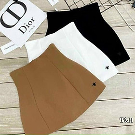 Váy chữ A thêu hình ong chất tuyết mưa tôn dáng chất đẹp