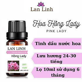 Mua Tinh dầu thiên nhiên nguyên chất thơm lâu hương Hoa Hồng Lady cô đặc Lan Linh  khử mùi  xông thư giãn 10ml