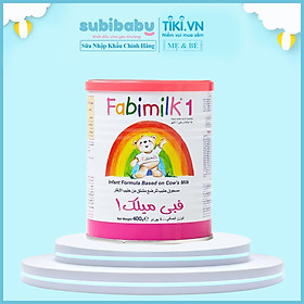 Sữa Fabimilk Số 1 400g dành cho trẻ từ 0-6 tháng