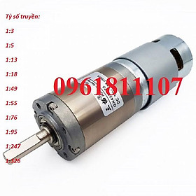 Motor 775 giảm tốc hộp số nhông vệ tinh thép