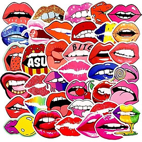 Set 30-60 Lips sticker - môi xinh