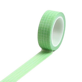 Cuộn washi tape caro cơ bản dài 10m