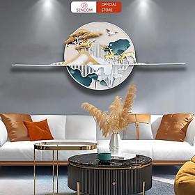 Mua Tranh sắt treo tường nghệ thuật  trang decor trang trí hoa xanh cao cấp - PD07