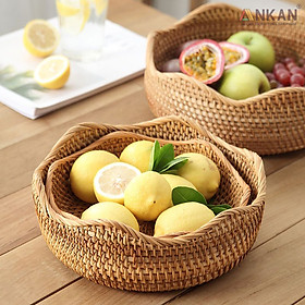 Mua Rổ Đựng Trái Cây  Đồ Khô Chất Liệu Mây Tre Đan Thủ Công  Giỏ Đựng Đồ Decor Nhà Ăn  Phòng Khách