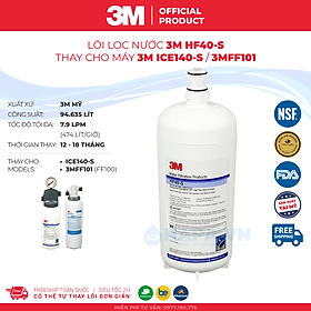 Lõi lọc 3m hf40-s thay cho máy lọc nước 3m ice140-s hoặc 3m ff100 - nhập khẩu mỹ, hàng chính hãng - 3m ice140s 3mff101 hf40s