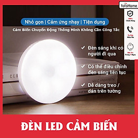 Đèn Cảm Ứng Chuyển Động, Đèn Led Dán Tường Cảm Biến Thông Minh Không Dây Dán Tủ Quần Áo, Cầu Thang, Phòng Ngủ...