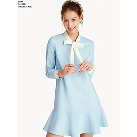 DRESS419 ĐẦM ĐUÔI CÁ THẮT NƠ